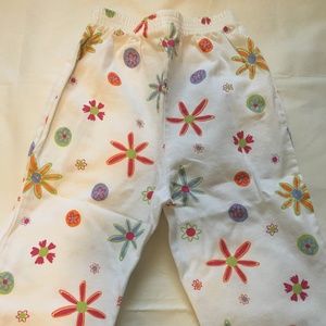 Painted Red Rhinos Girls 4-5 Floral Pants